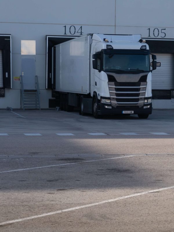 view-dock-logistics-ship-with-truck-loading-spain view-dock-logistics-ship-with-truck-loading-spain